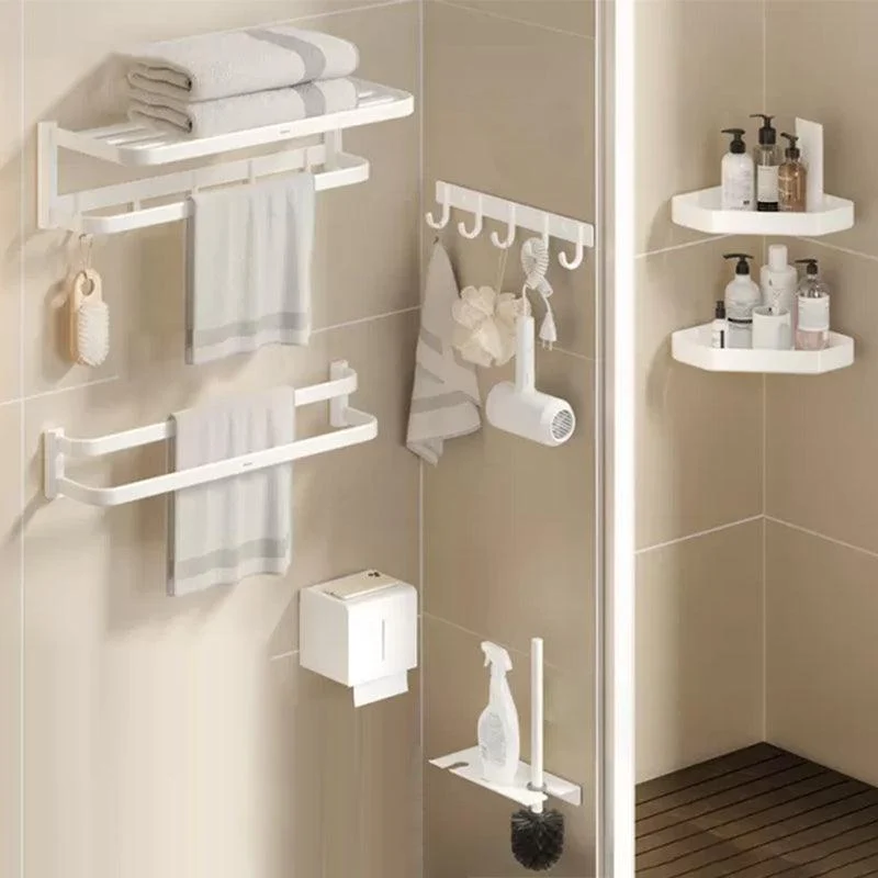 Modern Bath Hardware Set Paper Holder Bath Shelf Bathroom Accessory Kit -Bathlova