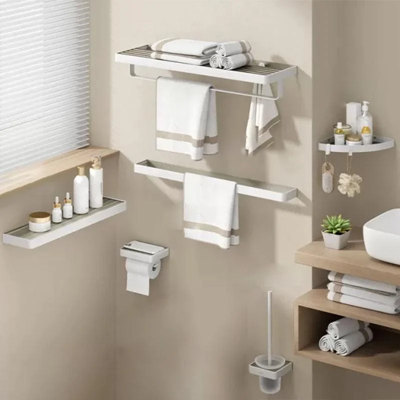 Modern Bath Hardware Set Paper Holder Bath Shelf Bathroom Accessory Kit -Bathlova