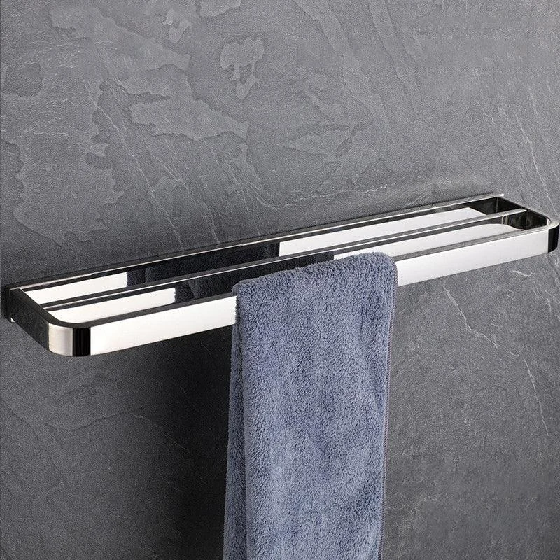 Modern Bath Hardware Set Paper Holder Grey Towel Bar Bathroom Accessory Set -Bathlova