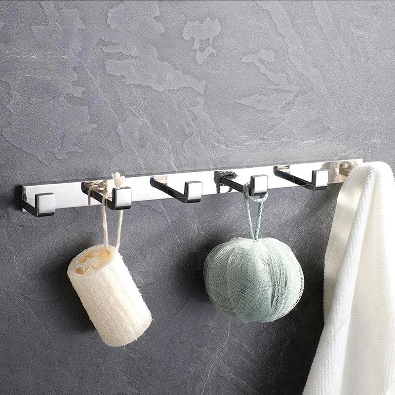 Modern Bath Hardware Set Paper Holder Grey Towel Bar Bathroom Accessory Set -Bathlova