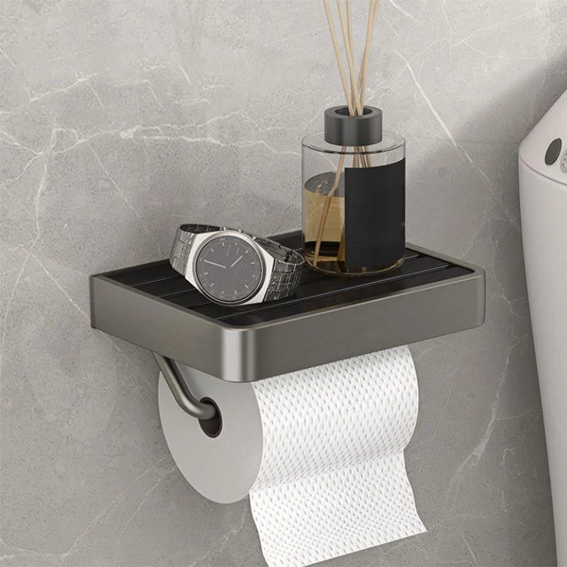 Modern Bath Hardware Set Paper Holder Towel Bar Bathroom Accessory Kit -Bathlova