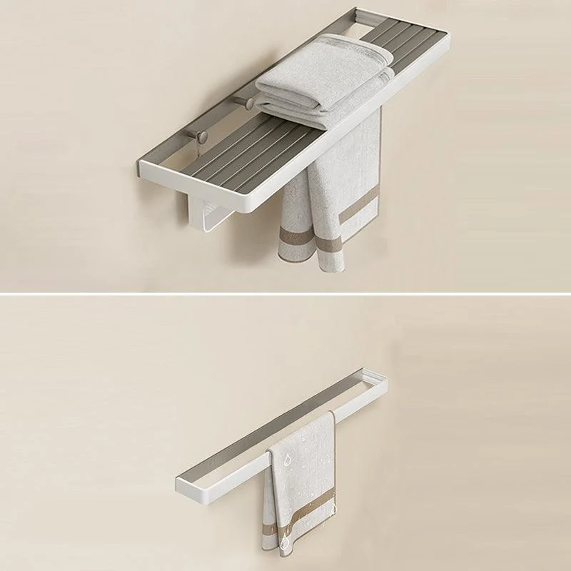 Modern Bath Hardware Set Paper Holder Towel Bar Bathroom Accessory Kit -Bathlova