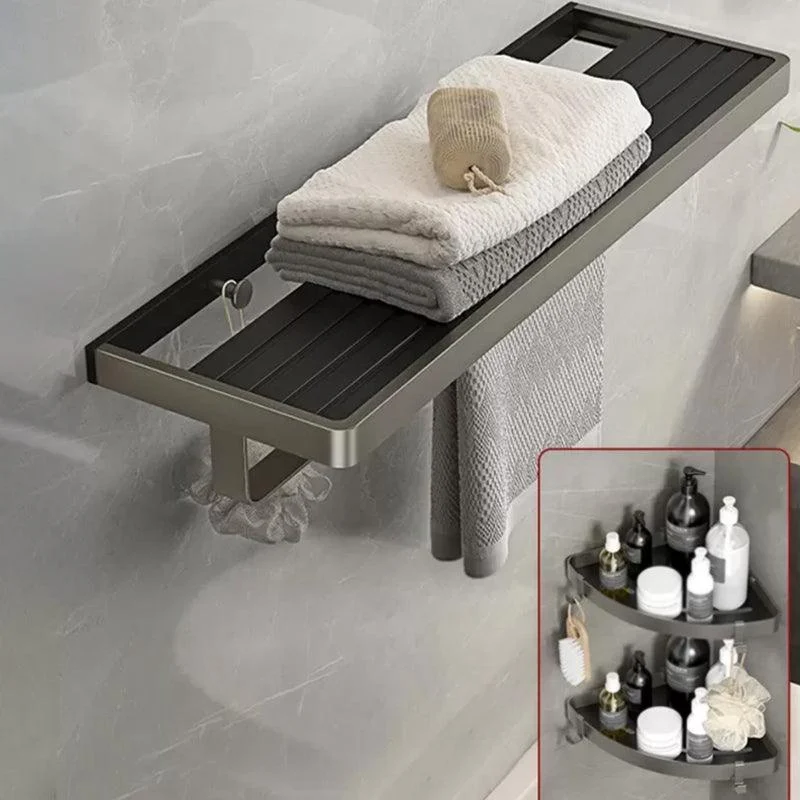 Modern Bath Hardware Set Paper Holder Towel Bar Bathroom Accessory Kit -Bathlova