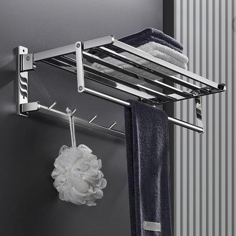 Modern Bath Hardware Set Silver Bathroom Accessories Hardware Set -Bathlova