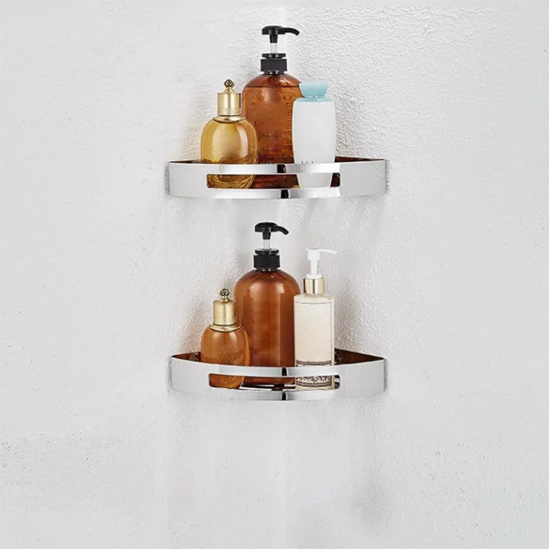 Modern Bath Hardware Set Stainless Steel Bath Shelf Paper Holder Bathroom Accessory Kit -Bathlova