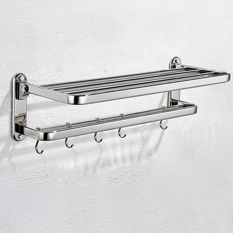 Modern Bath Hardware Set Stainless Steel Bath Shelf Paper Holder Bathroom Accessory Kit -Bathlova