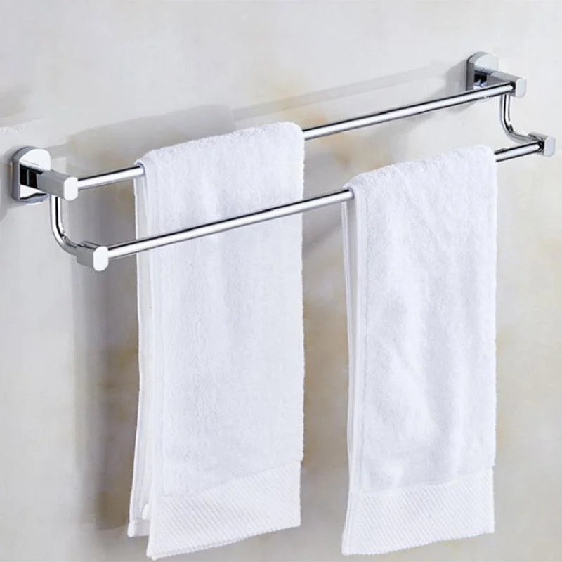 Modern Bath Hardware Set Stainless Steel Paper Holder Towel Bar Bathroom Accessory Kit -Bathlova