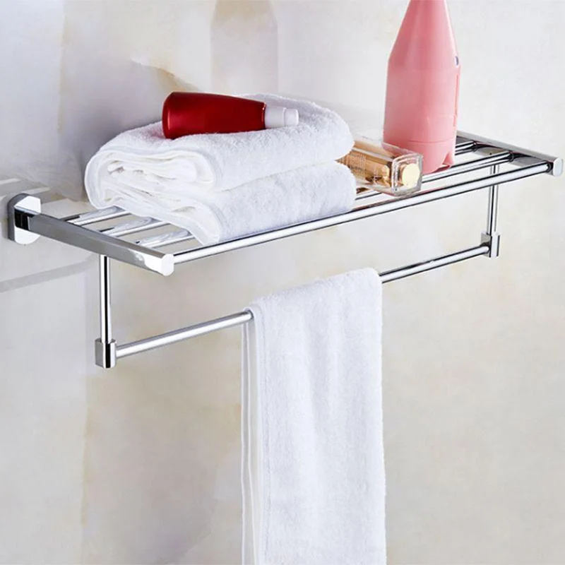 Modern Bath Hardware Set Stainless Steel Paper Holder Towel Bar Bathroom Accessory Kit -Bathlova