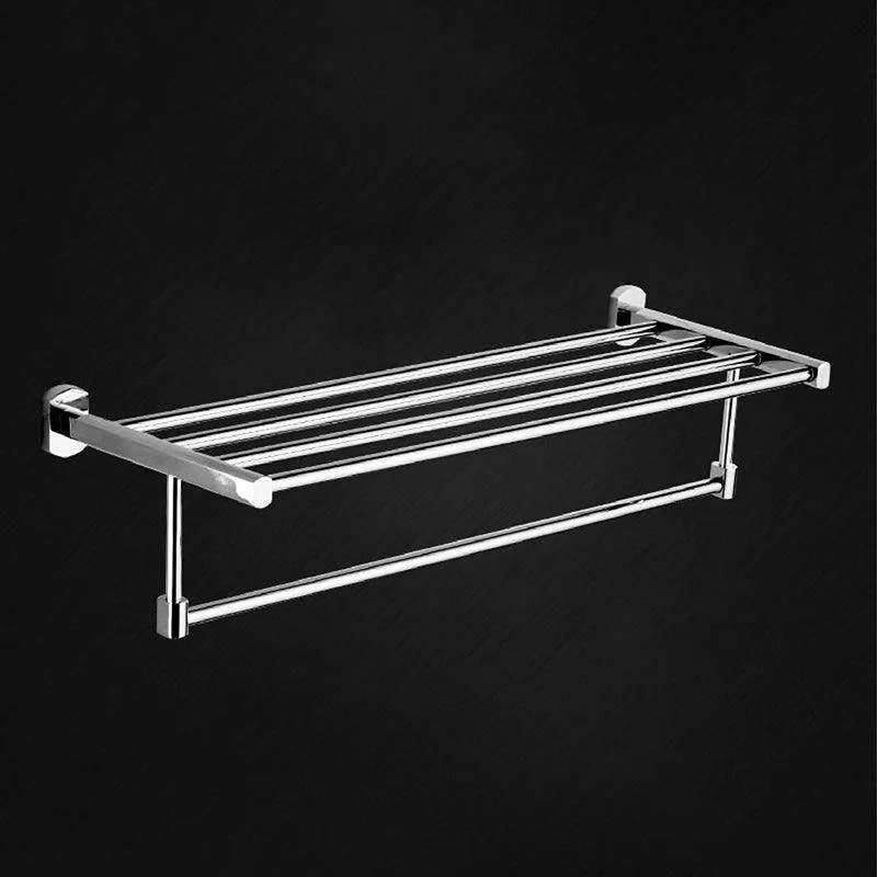 Modern Bath Hardware Set Stainless Steel Paper Holder Towel Bar Bathroom Accessory Kit -Bathlova