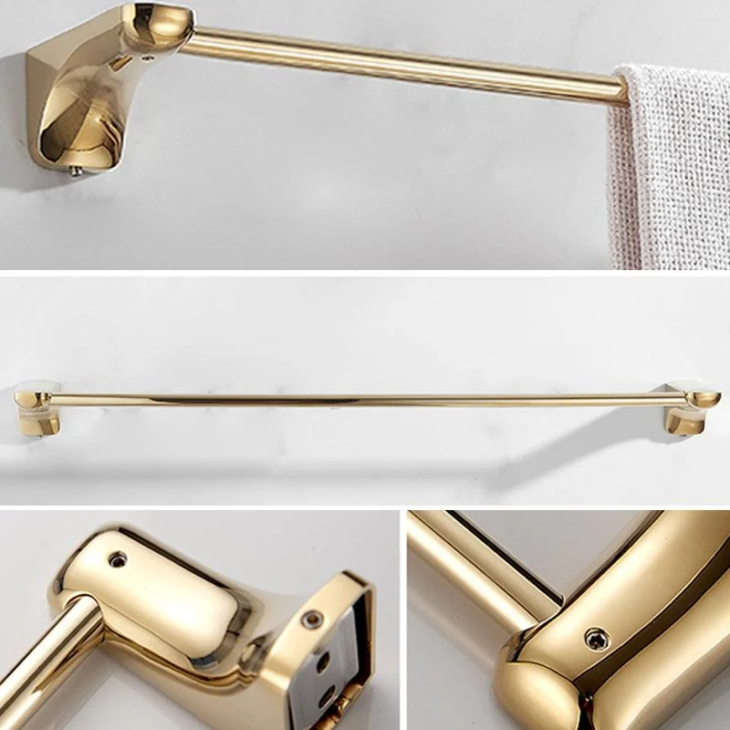 Modern Bathroom Accessories Hardware Set Gold Bathroom Hardware -Bathlova