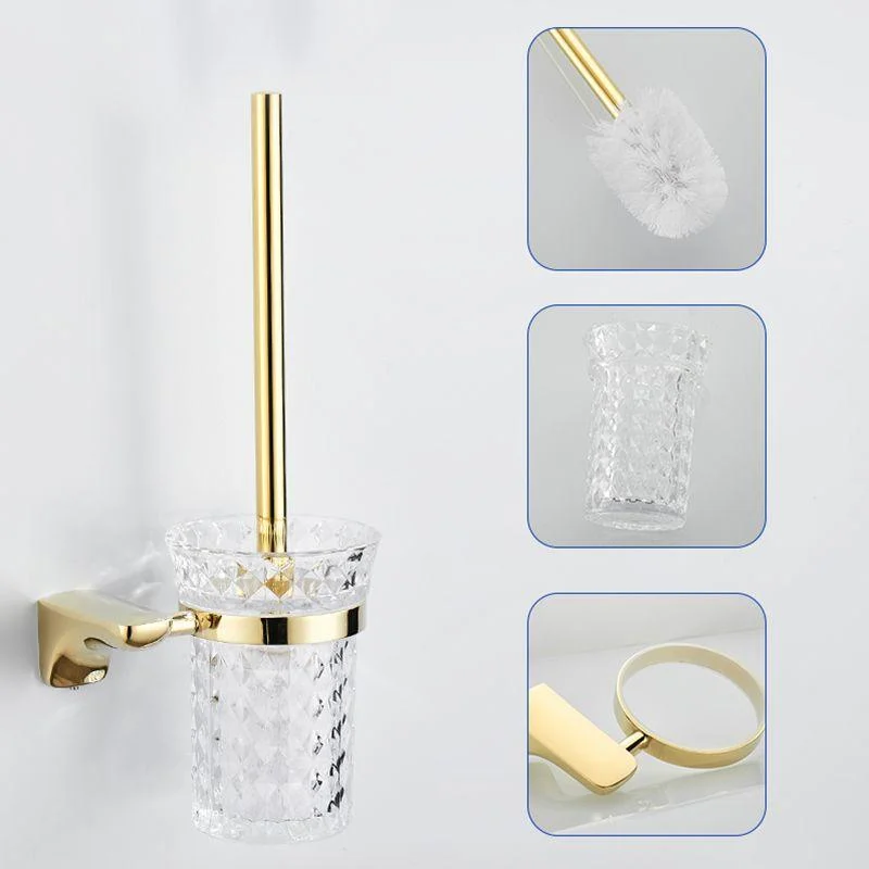 Modern Bathroom Accessories Hardware Set Gold Bathroom Hardware -Bathlova