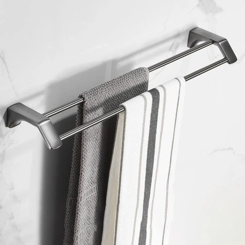 Modern Bathroom Accessories Hardware Set Grey Bathroom Accessory Kit -Bathlova