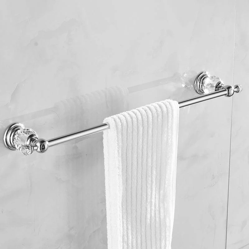 Modern Bathroom Accessories Hardware Set Silver Accessories Hardware Set -Bathlova