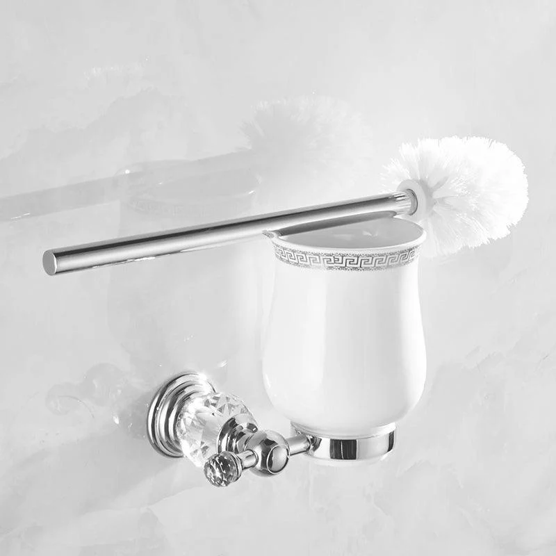 Modern Bathroom Accessories Hardware Set Silver Accessories Hardware Set -Bathlova