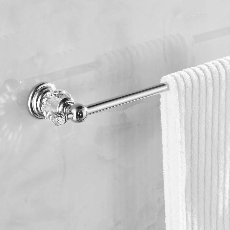 Modern Bathroom Accessories Hardware Set Silver Accessories Hardware Set -Bathlova