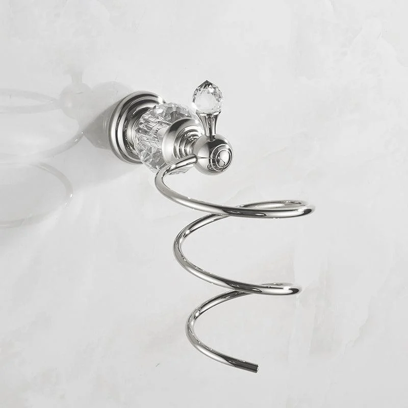 Modern Bathroom Accessories Hardware Set Silver Accessories Hardware Set -Bathlova