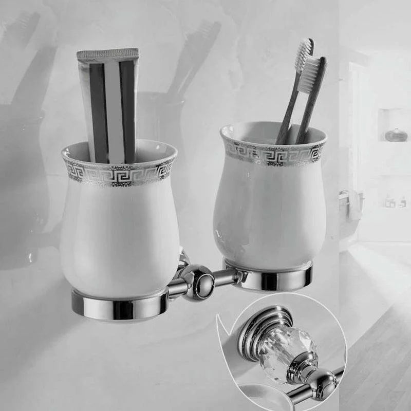 Modern Bathroom Accessories Hardware Set Silver Accessories Hardware Set -Bathlova