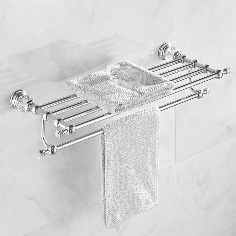 Modern Bathroom Accessories Hardware Set Silver Accessories Hardware Set -Bathlova