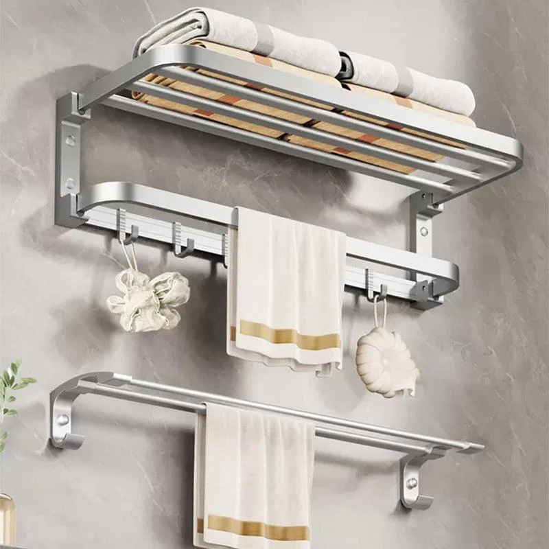 Modern Bathroom Accessories Hardware Set Silver Bathroom Accessories Hardware Set -Bathlova