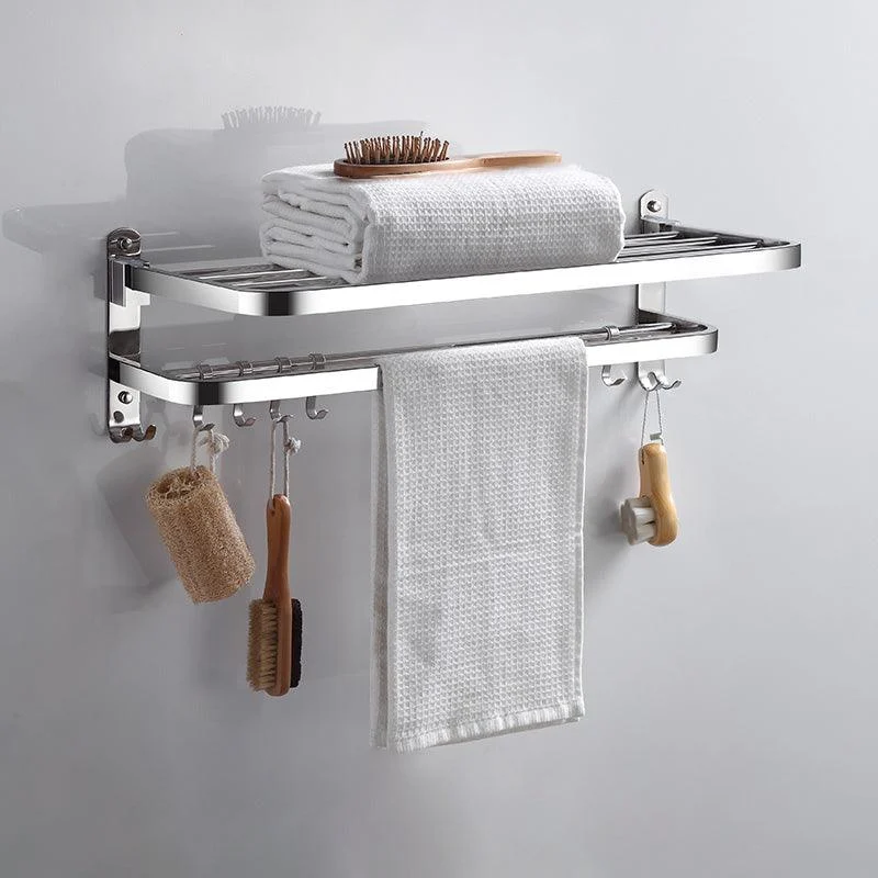 Modern Bathroom Accessories Hardware Set Silver Bathroom Hardware -Bathlova