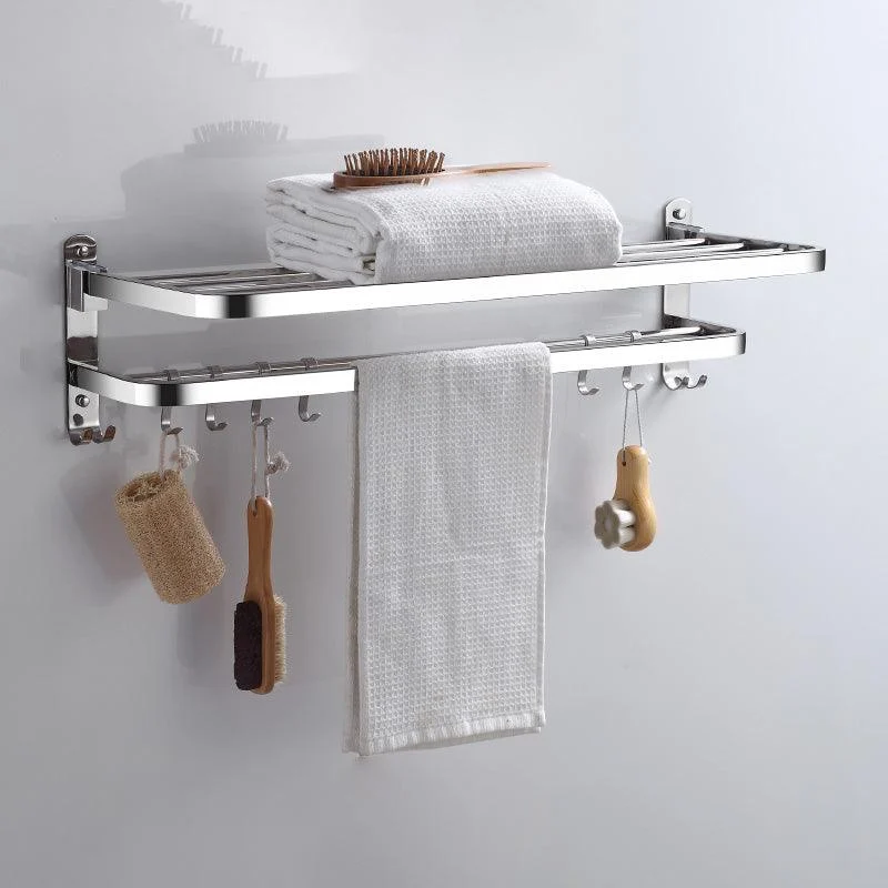 Modern Bathroom Accessories Hardware Set Silver Bathroom Hardware -Bathlova