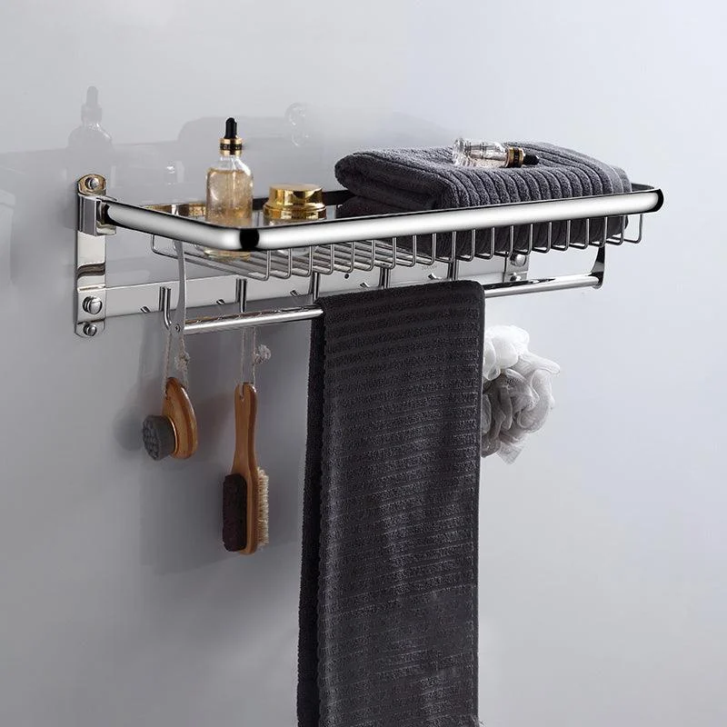 Modern Bathroom Accessories Hardware Set Silver Bathroom Hardware -Bathlova