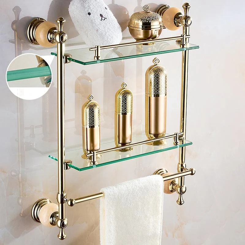 Modern Bathroom Accessory As Individual Or As a Set in Golden -Bathlova