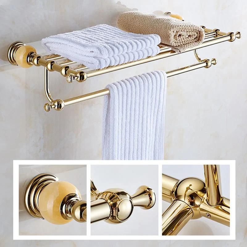 Modern Bathroom Accessory As Individual Or As a Set in Golden -Bathlova