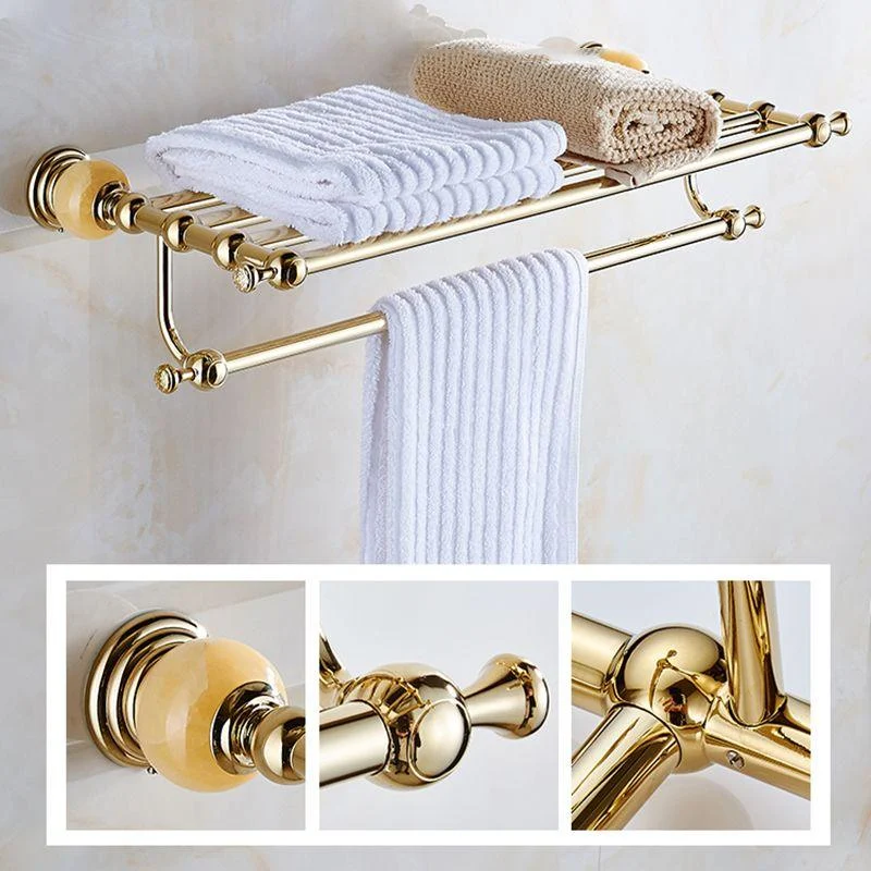 Modern Bathroom Accessory As Individual Or As a Set in Golden -Bathlova