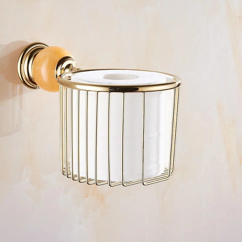 Modern Bathroom Accessory As Individual Or As a Set in Golden -Bathlova