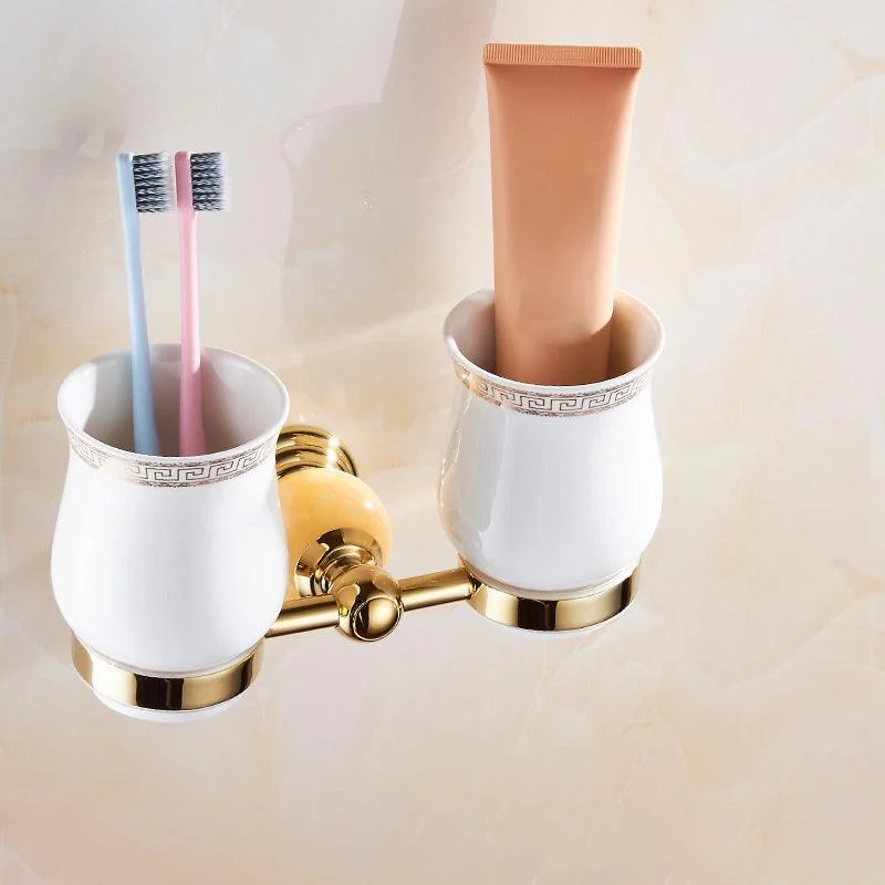 Modern Bathroom Accessory As Individual Or As a Set in Golden -Bathlova