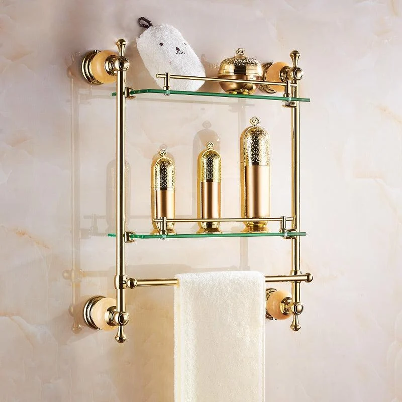 Modern Bathroom Accessory As Individual Or As a Set in Golden -Bathlova