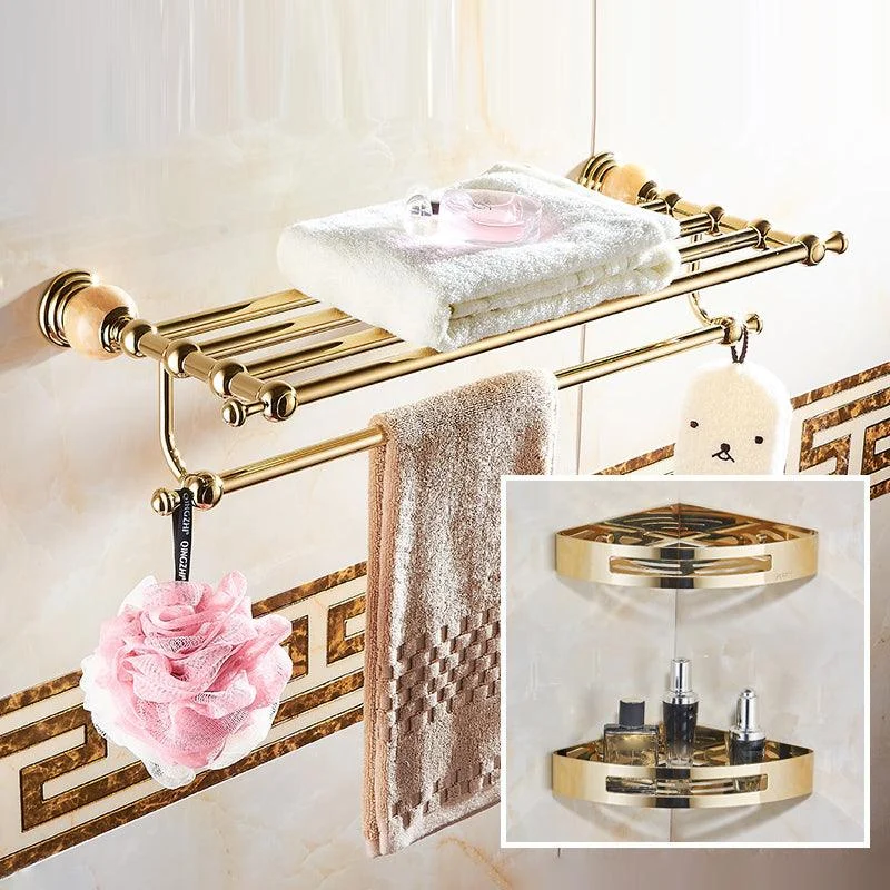 Modern Bathroom Accessory As Individual Or As a Set in Golden -Bathlova