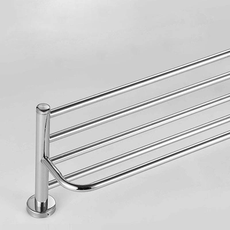 Modern Bathroom Accessory Kit Bath Shelf Paper Holder Silver Bathroom Hardware -Bathlova