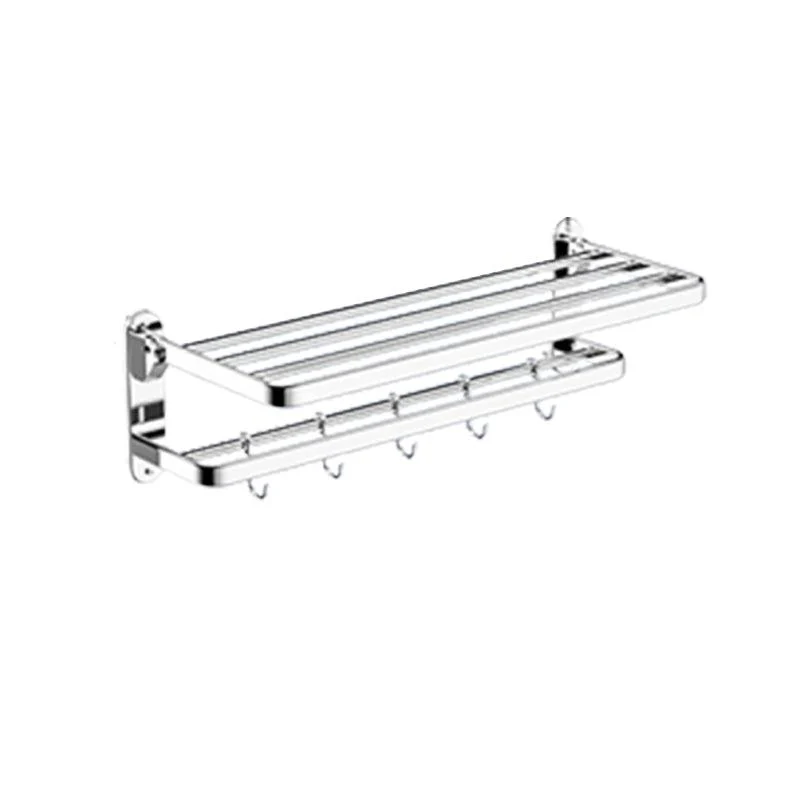 Modern Bathroom Accessory Kit Bath Shelf Stainless Towel Bar Steel Bathroom Set -Bathlova