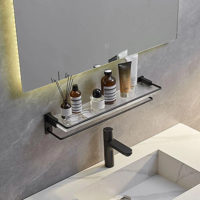 Modern Bathroom Accessory Kit Bath Shelf/Towel Bar & Robe Hooks Included -Bathlova