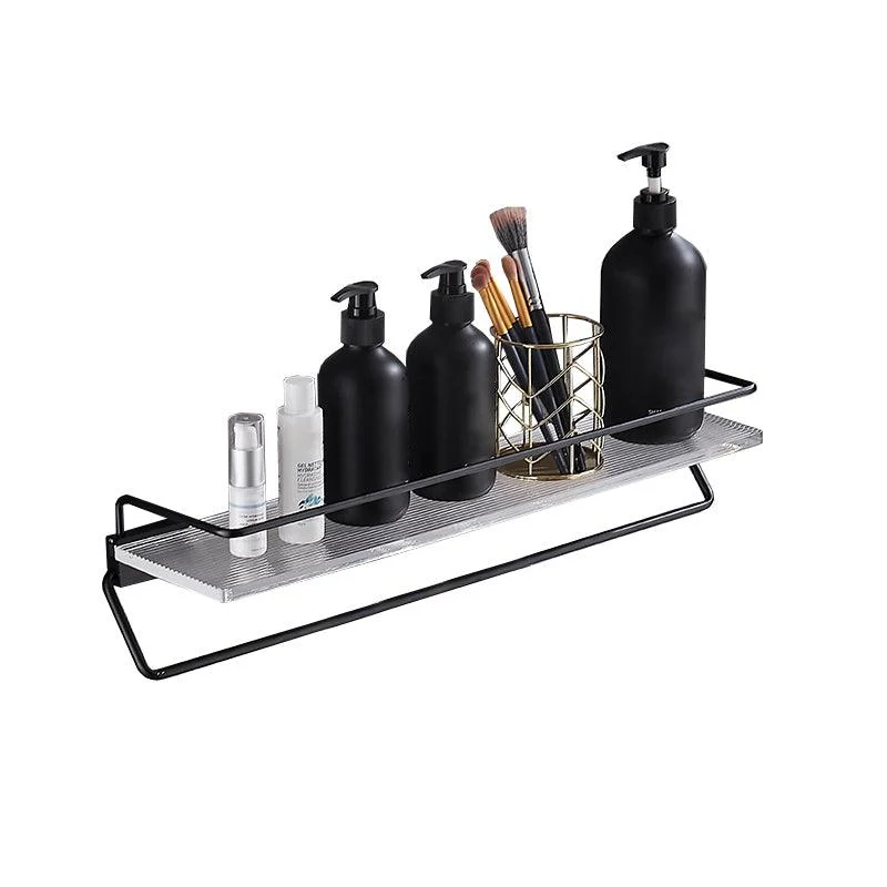 Modern Bathroom Accessory Kit Bath Shelf/Towel Bar & Robe Hooks Included -Bathlova