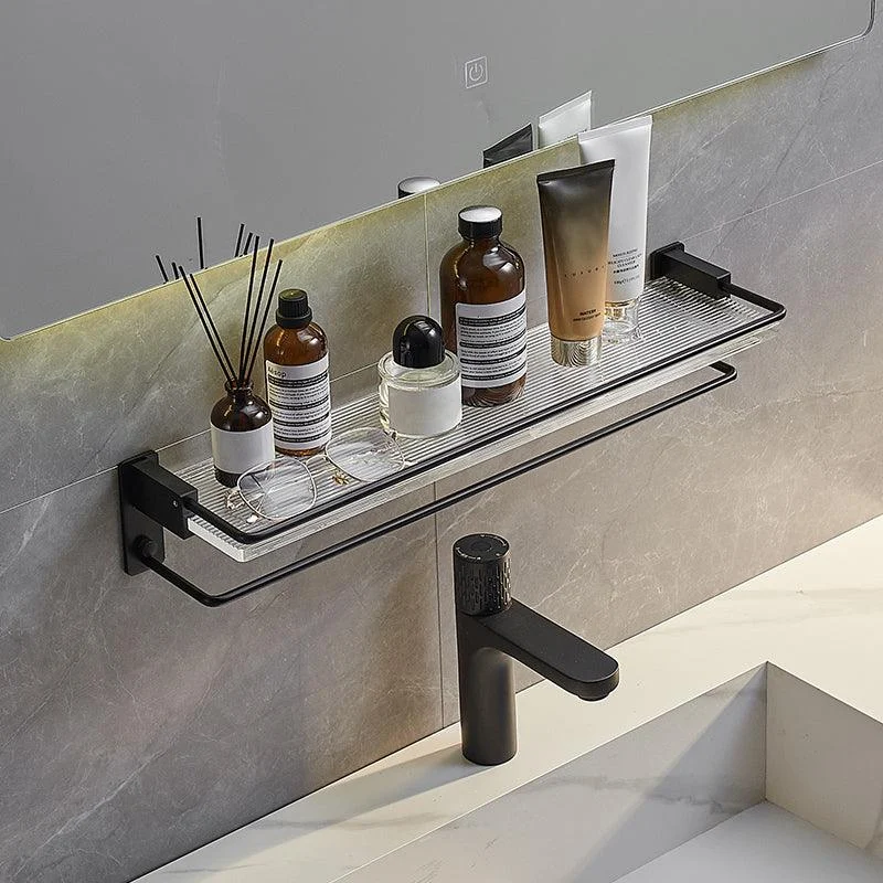 Modern Bathroom Accessory Kit Bath Shelf/Towel Bar & Robe Hooks Included -Bathlova