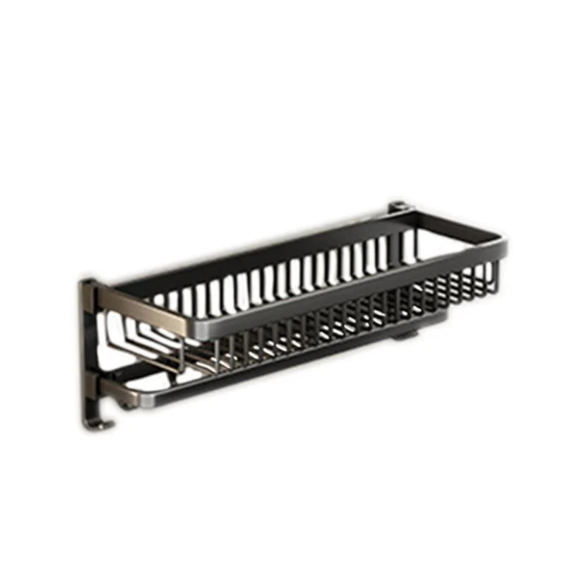 Modern Bathroom Accessory Kit Black Bath Shelf Bath Hardware Set -Bathlova