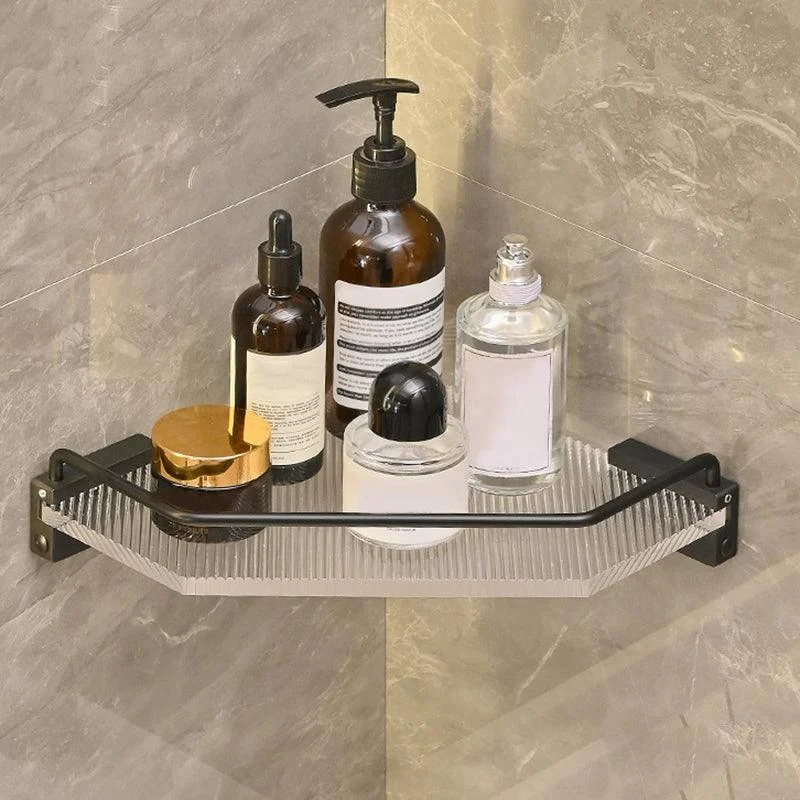 Modern Bathroom Accessory Kit Black Towel Bar Bath Shelf Bathroom Hardware Set -Bathlova