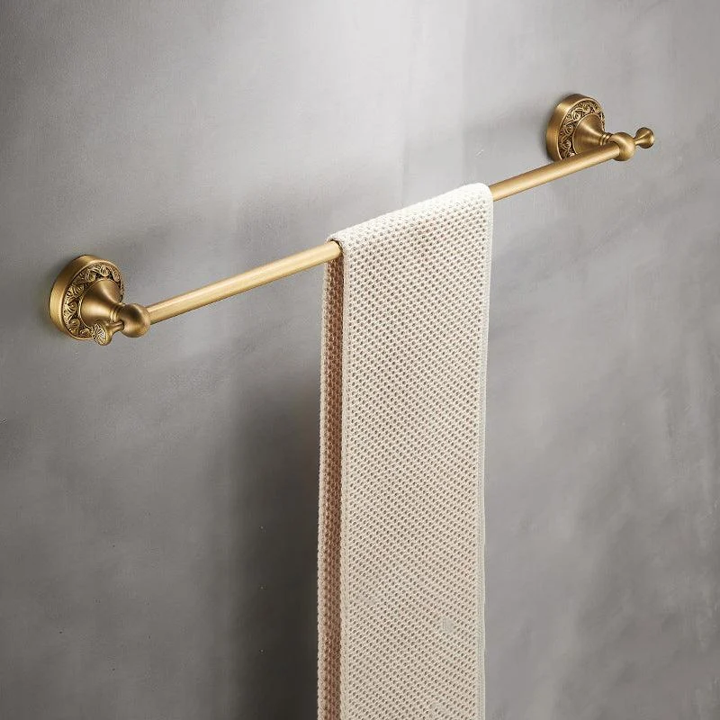 Modern Bathroom Accessory Kit Paper Holder Bath Shelf Gold Bath Hardware Set -Bathlova