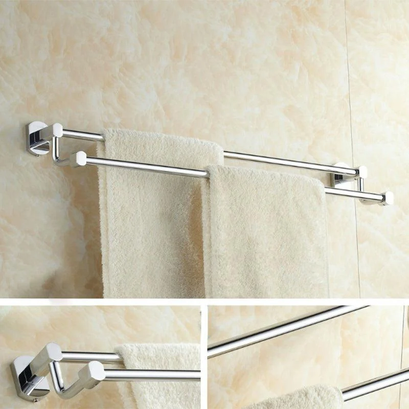 Modern Bathroom Accessory Kit Paper Holder Towel Bar Stainless Steel Bathroom Set -Bathlova