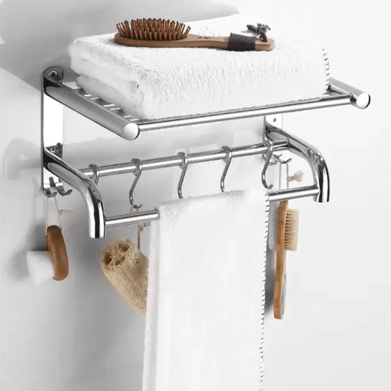 Modern Bathroom Accessory Kit Stainless Steel Bath Shelf Bathroom Set -Bathlova