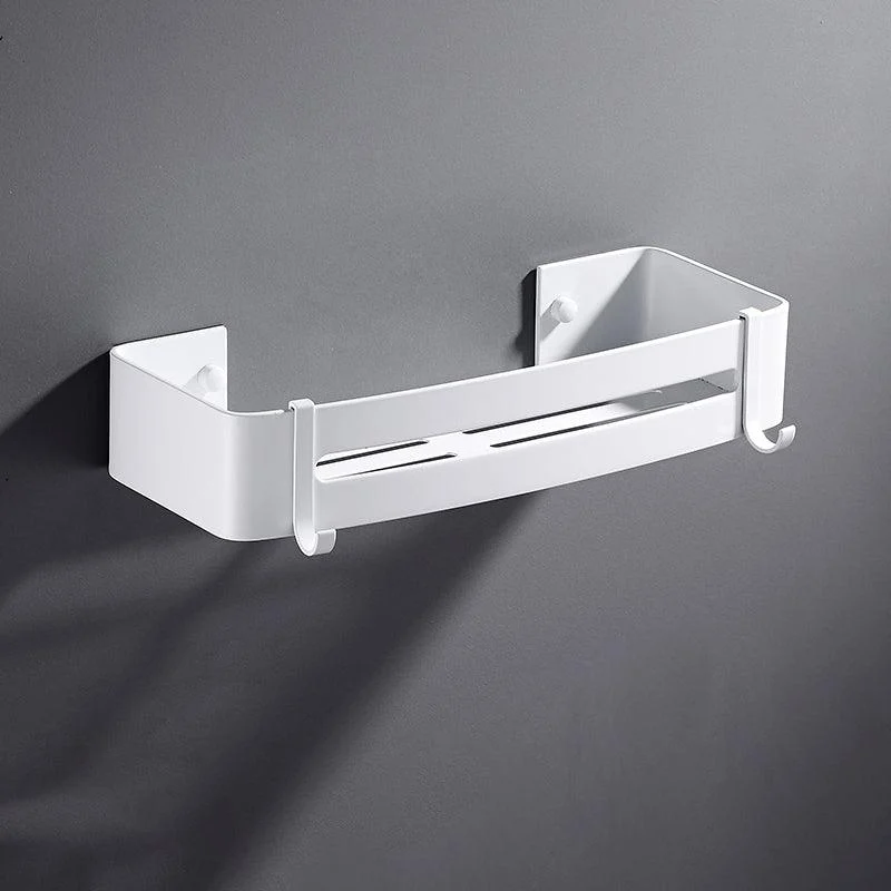 Modern Bathroom Accessory Kit White Bathroom Hardware, Bath Shelf -Bathlova