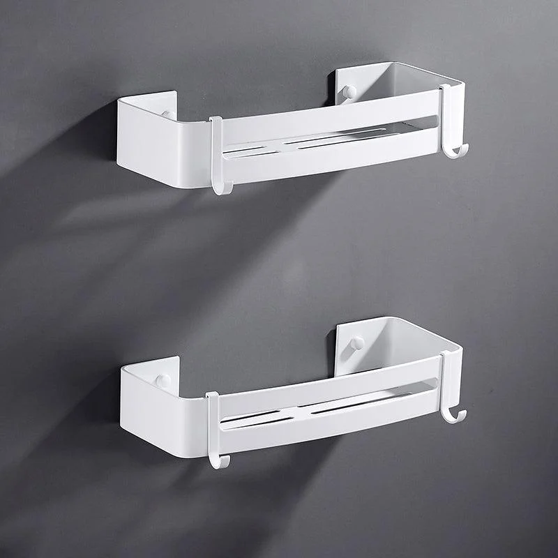 Modern Bathroom Accessory Kit White Bathroom Hardware, Bath Shelf -Bathlova