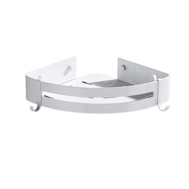 Modern Bathroom Accessory Kit White Bathroom Hardware, Bath Shelf -Bathlova