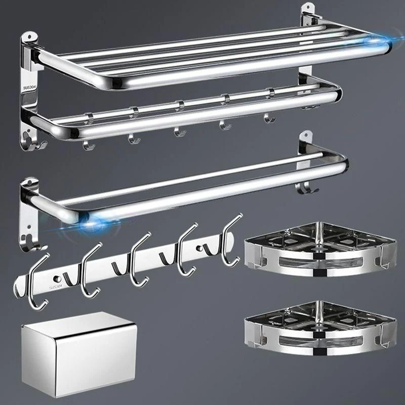 Modern Bathroom Accessory Set Bath Shelf Towel Bar Bathroom Hardware -Bathlova