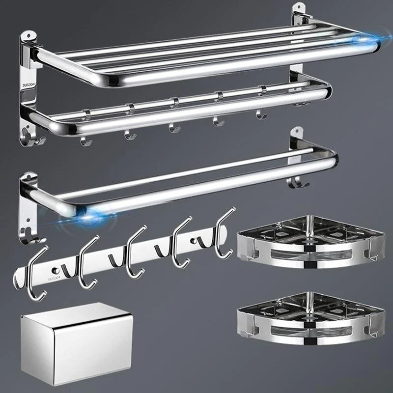 Modern Bathroom Accessory Set Bath Shelf Towel Bar Bathroom Hardware -Bathlova