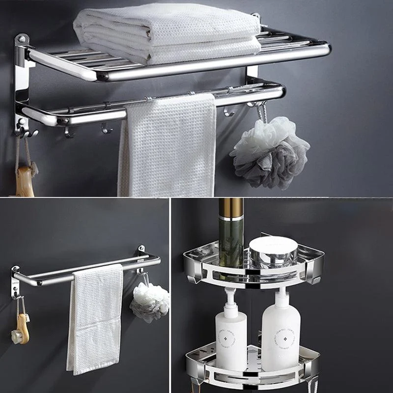 Modern Bathroom Accessory Set Bath Shelf Towel Bar Bathroom Hardware -Bathlova