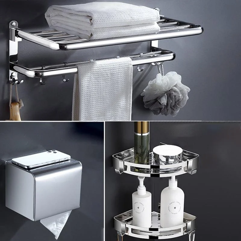 Modern Bathroom Accessory Set Bath Shelf Towel Bar Bathroom Hardware -Bathlova